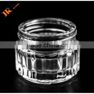 Round stripe Shape Small Empty Cream Jar Eye Care Cream Jar