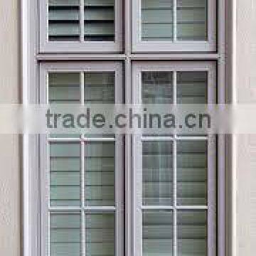 hidden frame window/ pvc fixed window/ foshan