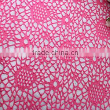 Floral Lace Bonded Polyester Lace Lastest Style African Dry Lace Chair Covers Wedding