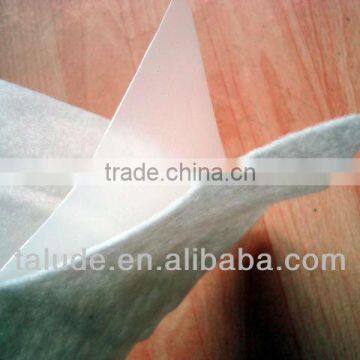 staple fibers needle punched composite geotextile