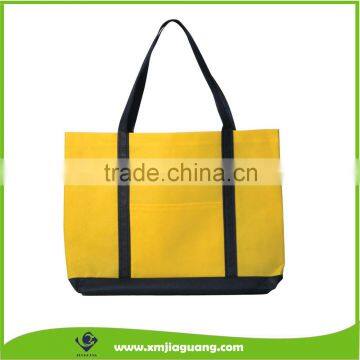 Fashion Lightweight Beach Tote Bag with Front Pocket