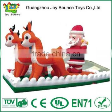 riding horse christmas santa claus,inflatable christmas products