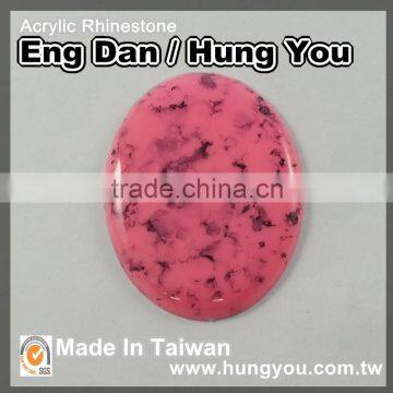 Oval Shaped Semi-Precious Stone With Spray For Bag photo-4