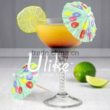 Carnival Time paper cocktails stick umbrellas for wedding table decoration                        
                                                Quality Choice