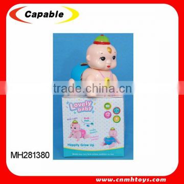 New design baby toy, B/O climb baby with music and light