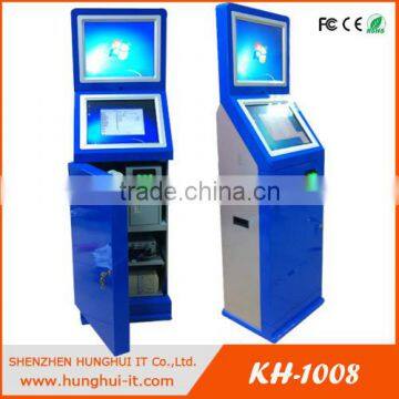 Dual Display ATM Style Unattended Touch Screen Cash Payment Kiosk With Cash Dispenser photo-2