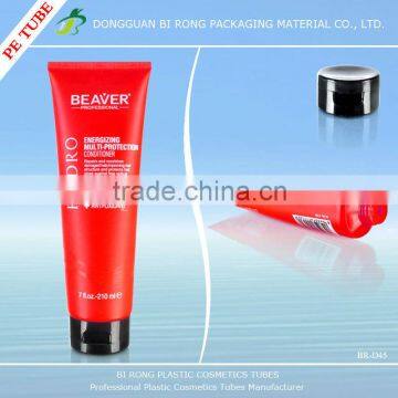 Large Empty Plastic Cosmetics Conditioner Packaging Tubes