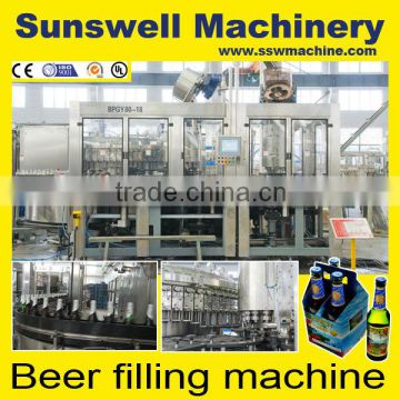 Small Scale Beer Bottle Filling Machine / Filling Line