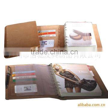 hotsale leather Elegant menu cover