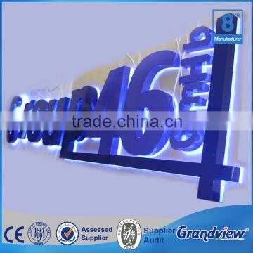 Light up Backlit Lighted Alphabet Metal Letter Sign for Building Advertising photo-3