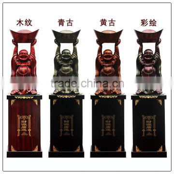 BIG Size wooden color stand buddha statue , big statue for home decoration