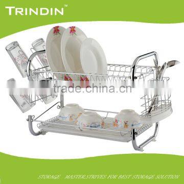 TD206 mental dish rack hanging dish rack folding dish rack chrome iron dish rack