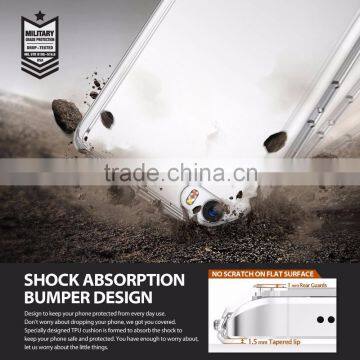 Samco Crystal Clear PC Back TPU Bumper Drop Protectiive Shock Absorption Technology Attached Dust Cap For Xaomi MI 5 Case photo-6