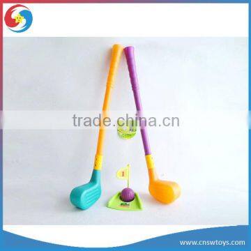 YD3206335 Wholesale plastic kids colorful golf game set toy mini game plastic golf toy set