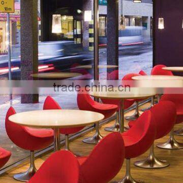 Contemporary new style dining table fast food restaurant designs