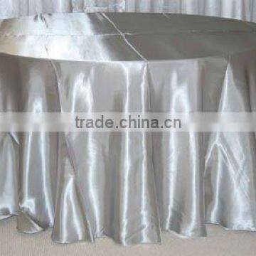 Satin round table cloth and table cover for weddings