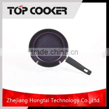 diamond coating frypan with soft touch handle