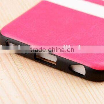 2015 Hot Sale Fashion Wholesale pu Leather Cases for IPhone 6 photo-6