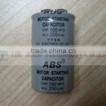 ABS 100MFD 250VAC Motor Starting Capacitor