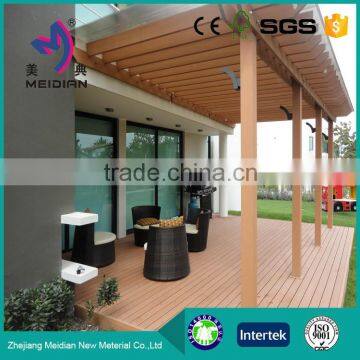 Long lifetime WPC waterproof pergola pavilion covers