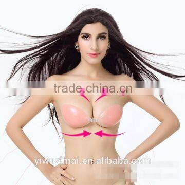 Wholesal Hot Selling Push Up Invisible Silicone Bra Strapless Bra                        
                                                Quality Choice