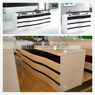 Modern high glossy fashion design commercial sales counter