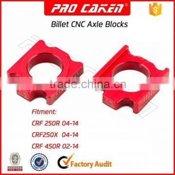 Motocross Anodized CNC Alloy AXLE BLOCKS