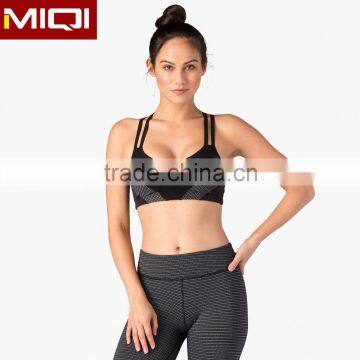 Sports yoga wear bra women mesh crane protective sports wear