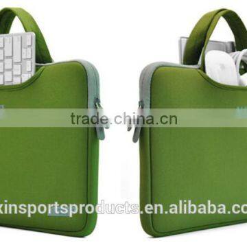 Neoprene Laptop Sleeve With Handle and Pockets, Computer Bag, Laptop Bag photo-5