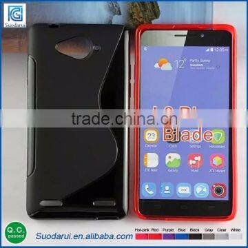 New coming mix color covers Soft S-line TPU case for ZTE Blade L3 Plus