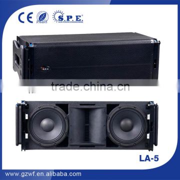 SPE audio dual 10inch passive line array speaker, professional audio system, outdoor performance