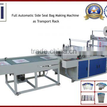 Full Automatic Side Seal Bag Machine with Transport Rack