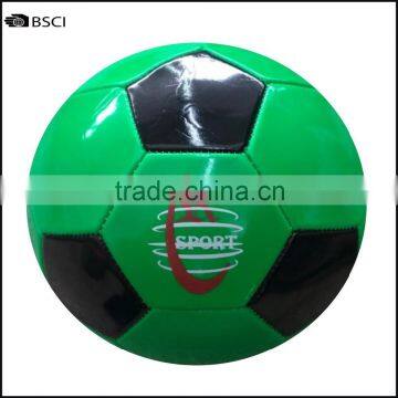 Black And Green Classic Style Chang Rong Logo Stock Soccer Ball