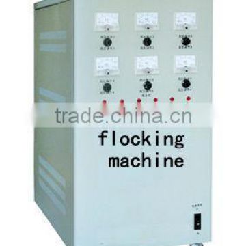 flocking machine for boxes flock printing machine