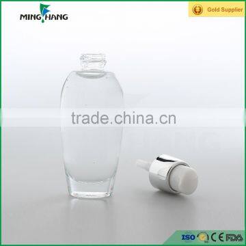 65ml clear glass lotion bottle empty glass bottle for cosmetic