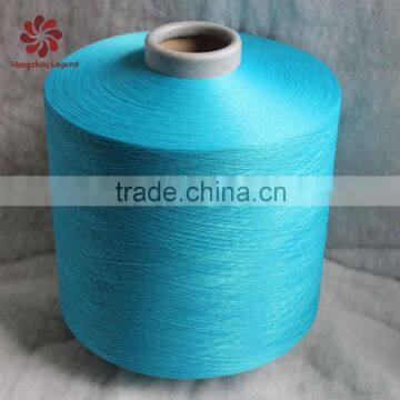 hangzhou china supplier dty 150/48 polyester yarn semi-dull from 75D-600D in different colors