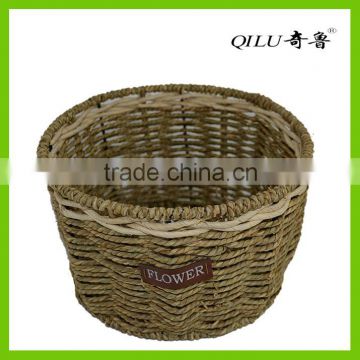 China rattan basket colorful eco-friendly flower basket for home decoration