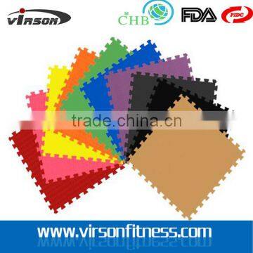 multi-color large plastic eva exercise foam mats for children