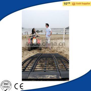 Black Big Folding Aluminum Motorcycle, ATV, UTV, Lawn & Garden Loading and Unloading Ramp System With 3 Pieces photo-2