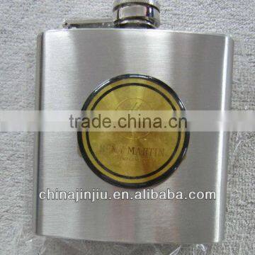 Best 7oz polished stainless steel hip flask with logo engraved flask