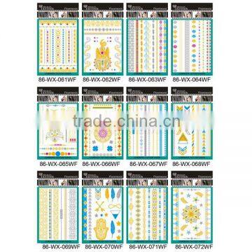 Tattoo Supply Flash Colorful Lighted Body Temporary Tattoo Sticker For Hands photo-6