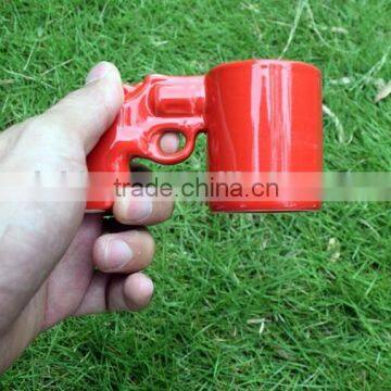 Creative Mini Two-piece Suit Hand-gun Model Pistol Ceramic Mug With Various Colors photo-2