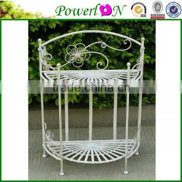 Competitive Price Unique Design Antique White Wrough Irons Flower Pot For Garden Home Patio I23M TS05 X00 PL08-5809