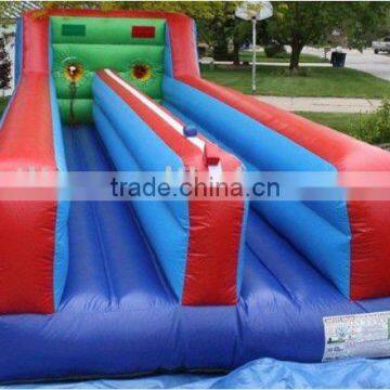 commercial inflatable bungee run dual lanes