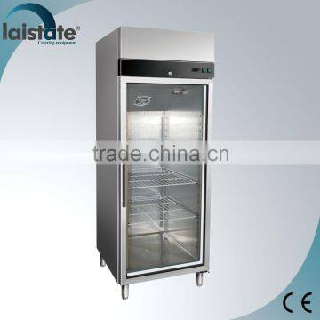 Single Glass Door Refrigerated Ventilated Upright Showcase