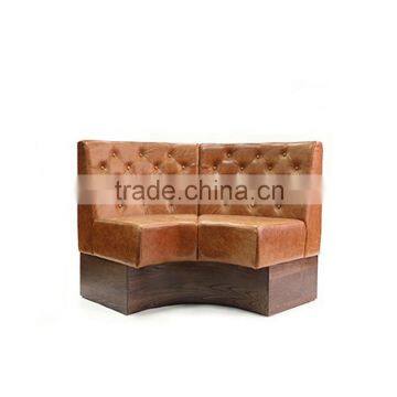 Customized size small restaurant sofa booth YK70102