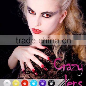 yearly disposable cosplay crazy eyes korean contact lens wholesale halloween contacts