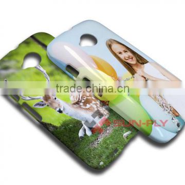 2015 New 3D Sublimation Blank Gloss mobile phone case for MOTO E2