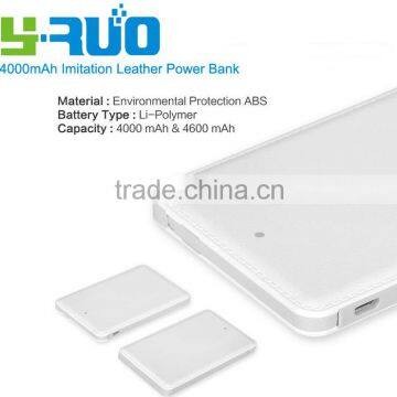 Supplier Ultra-thin 4000mah Power Bank for Iphone 6, Samsung Galaxy s6 photo-2