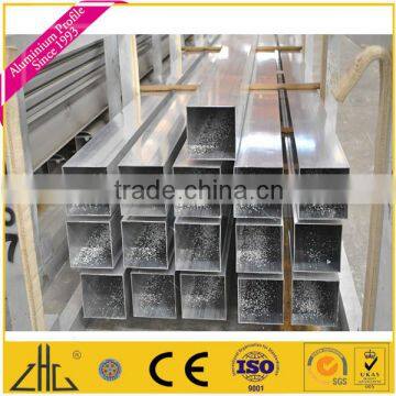 Wow!!! wood powder coating square rectangular aluminium pipes 100mm , aluminium pipe cladding marble , aluminium pipe 6082 T6